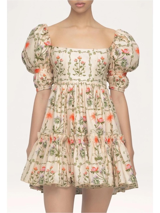 Agua by Agua Bendita Dresses & Skirts - Agua by Agua Bendita Alaria puff-sleeve mini dress size S